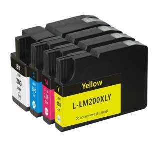 Compatible Lexmark 200XL ink cartridges (pack of 4)