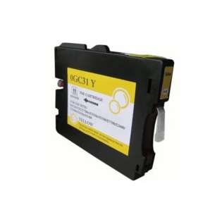 Compatible Ricoh GC31Y, 405691, gel ink cartridge, yellow, 1750 pages