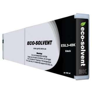 Compatible Roland ESL3-4BK Eco-Sol Max ink cartridge, black