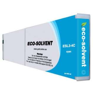 Compatible Roland ESL3-4C Eco-Sol Max ink cartridge, cyan